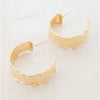 Virtue LUXE Wavy Ribbon Hoops - The Mary/Gold