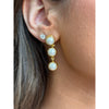 Virtue LUXE Triple Drop Pearl Earrings - The Lynda/Gold
