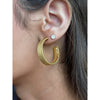 Virtue LUXE Gold Studded Greek Hoop - The Iris