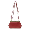 Vivie Frame Lock Convertible Crossbody/Wristlet - Ruby