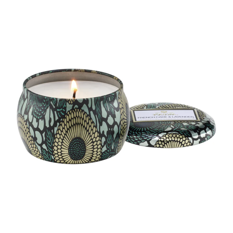 VOLUSPA Mini Tin Candle - French Cade & Lavender