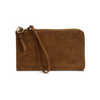 Karina Convertible Faux Suede Wristlet & Wallet - Walnut