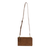 Karina Convertible Faux Suede Wristlet & Wallet - Walnut