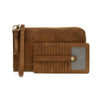 Karina Convertible Faux Suede Wristlet & Wallet - Walnut
