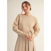 Wellington Long Sleeved Texture Sweater - Champagne