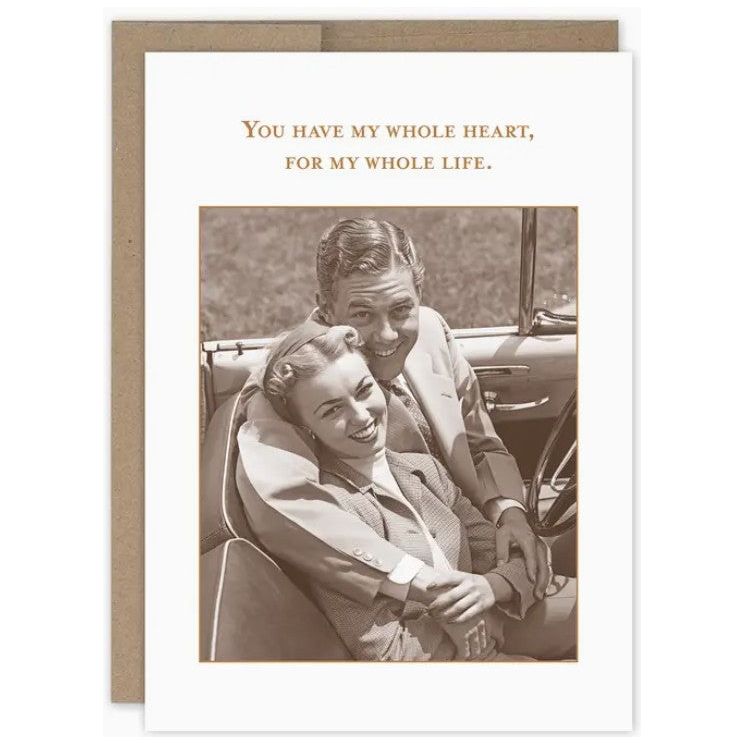 Whole Heart Anniversary Card