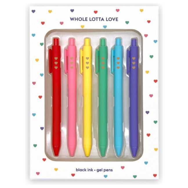Whole Lotta Love Quotable Gel Pen Set - Set of 6