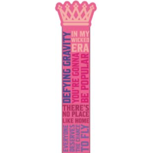 Wicked Bookmark, Crown (Pinks)