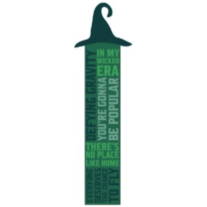 Wicked Bookmark, Witch Hat (Greens)