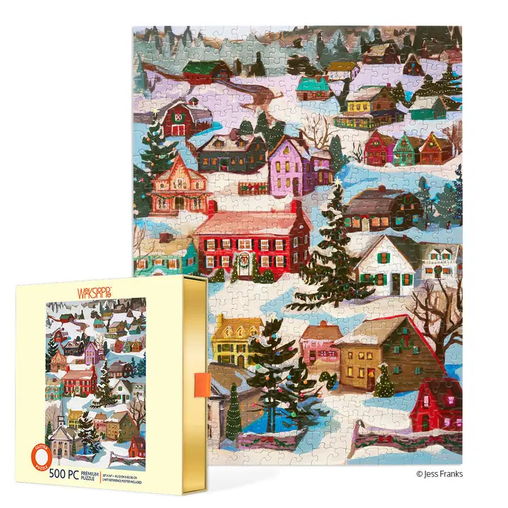 Winter Village - 500 Piece Jigsaw Puzzle