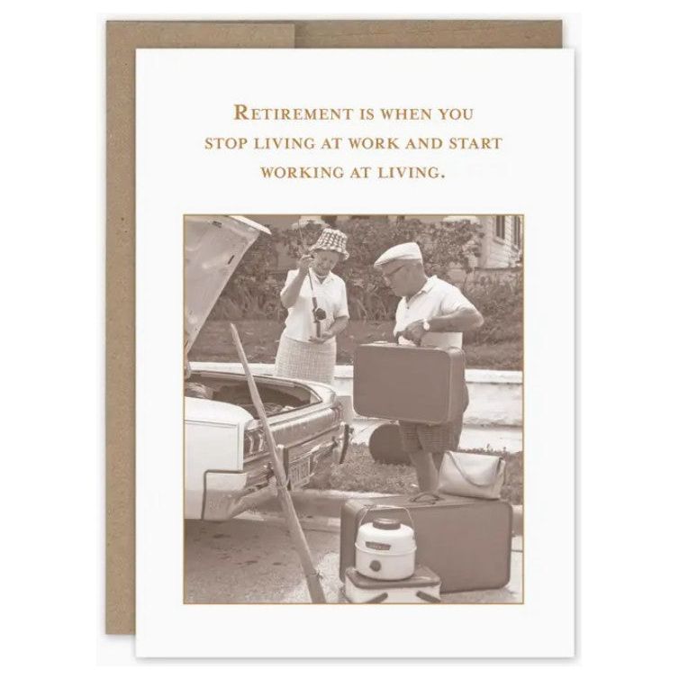 Working at Living Retirement Card