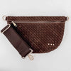 Westlyn Woven Bum Bag - Suede Chocolate