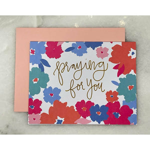 Greeting Card - Praying for You Floral