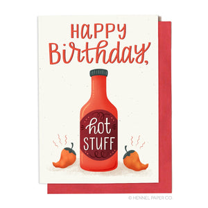 Birthday Card - Hot Stuff