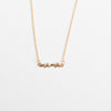 Gold Luxe Inspirational Necklace