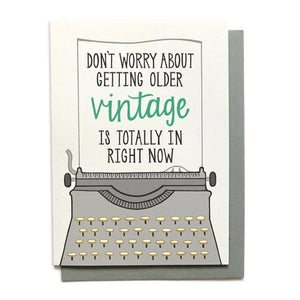 Birthday Card - Vintage