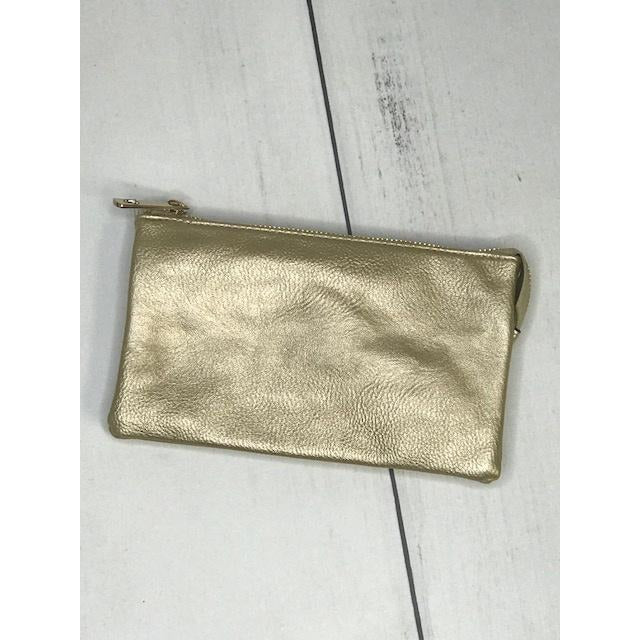 Riley Gold Crossbody Wristlet