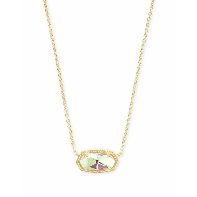 KENDRA SCOTT ELISA NECKLACE - GOLD - DICHROIC GLASS