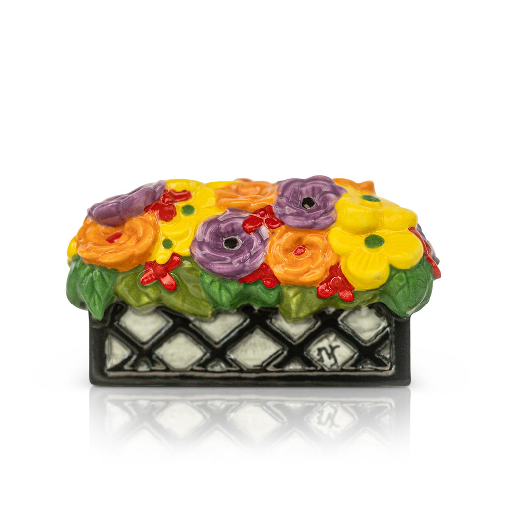 Nora Fleming Mini - Love Blooms Here (Flower Box)