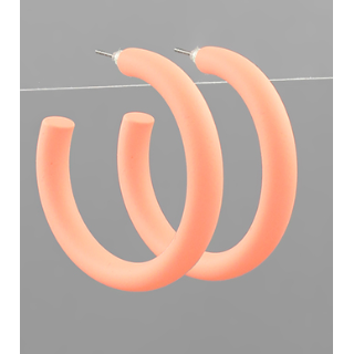 Color Coated Hoops- Blush