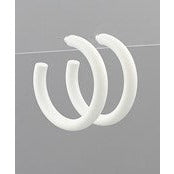 Color Coated Hoops - White