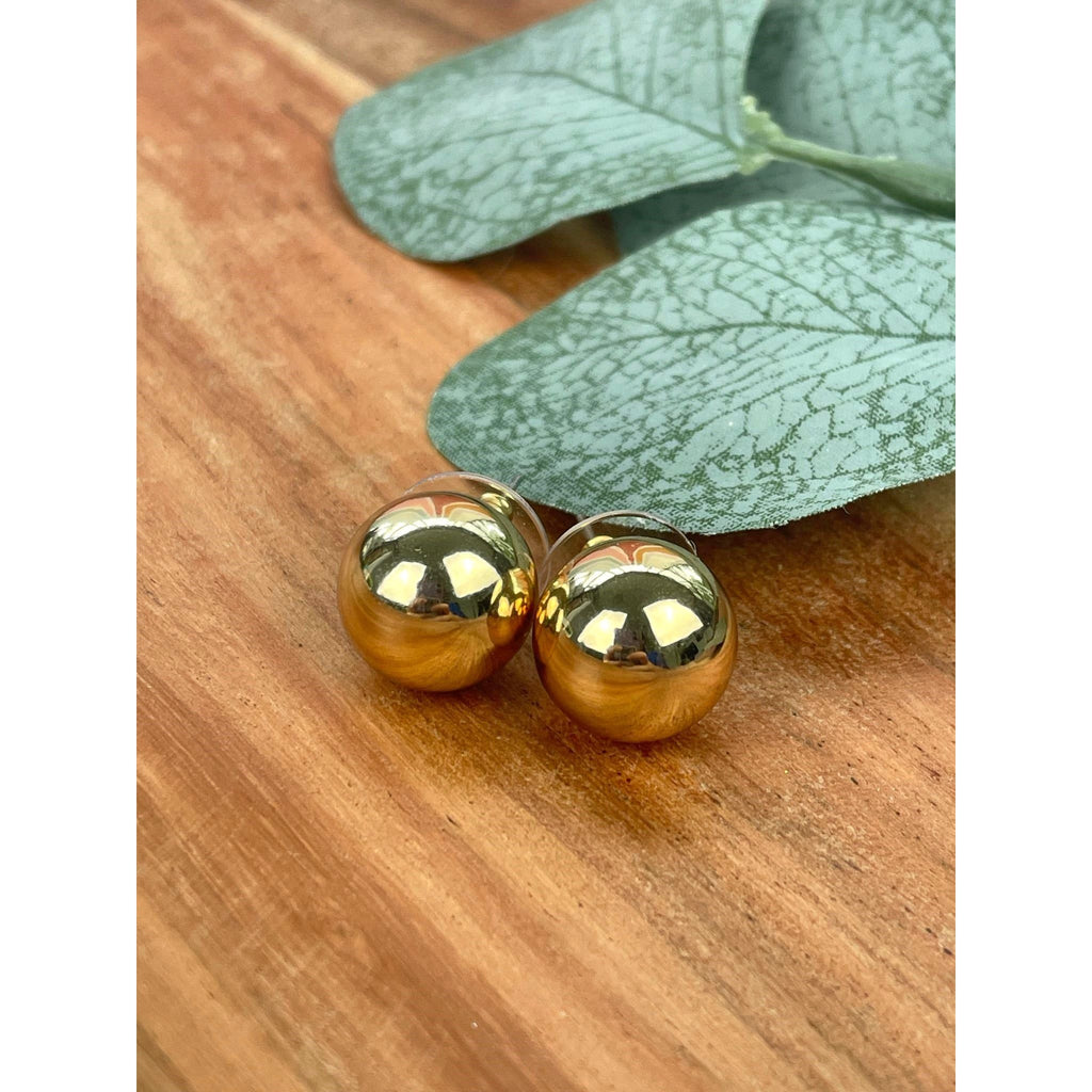 Michelle McDowell Grenada Earrings - Shiny Gold