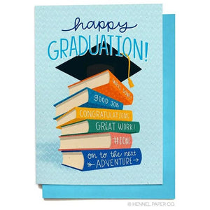 Happy Graduation! Books Card