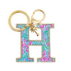 Lilly Pulitzer - Printed Initial Keychain - FINAL SALE