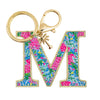 Lilly Pulitzer - Printed Initial Keychain - FINAL SALE
