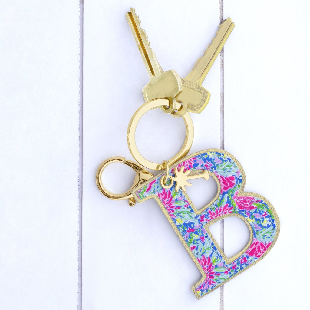 Lilly Pulitzer - Printed Initial Keychain