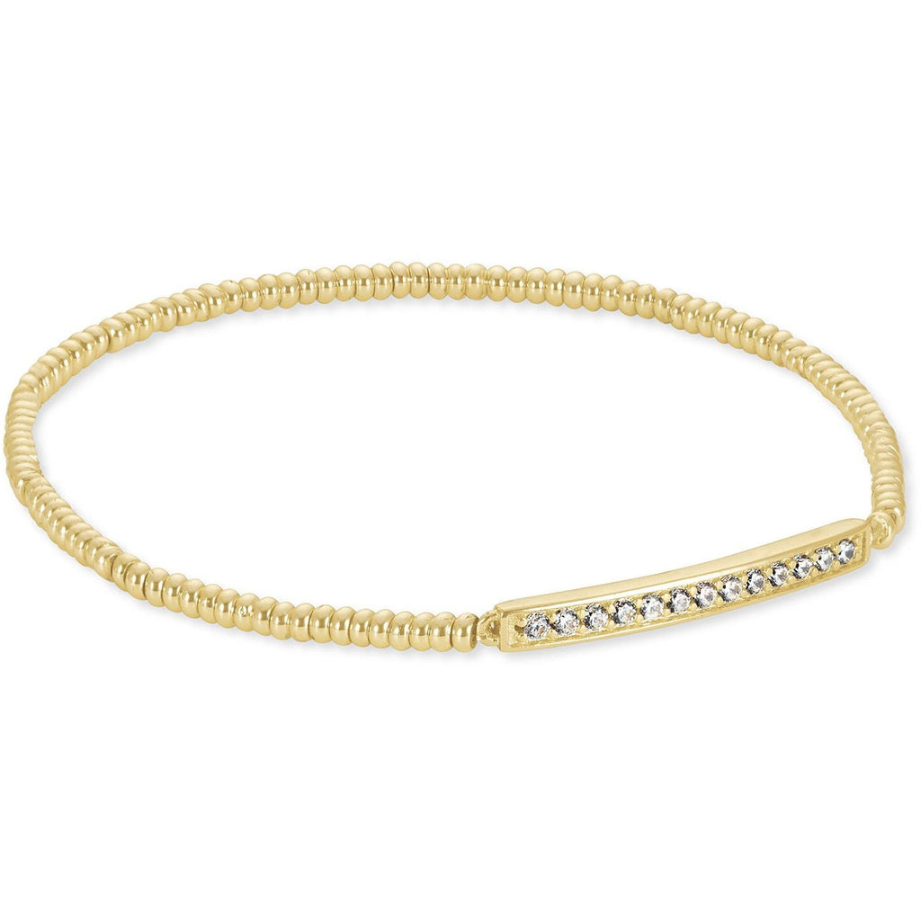 KENDRA SCOTT ADDISON STRETCH BRACELET GOLD METAL