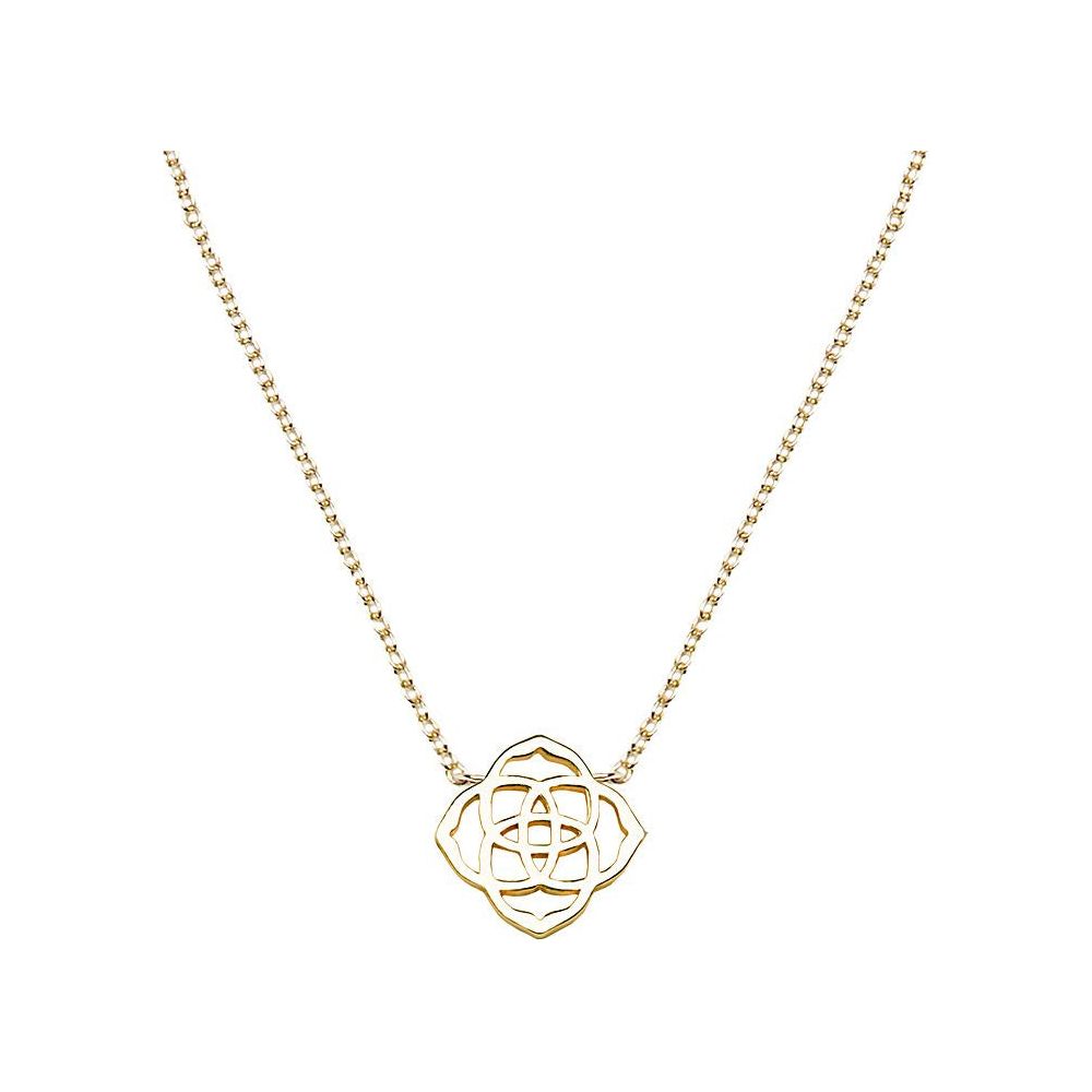 KENDRA SCOTT DECKLYN PENDANT NECKLACE GOLD METAL