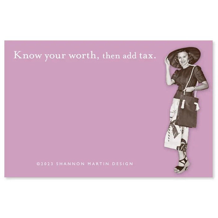 Know Your Worth - Sticky Note
