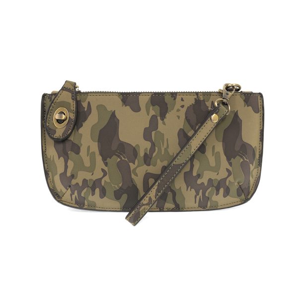 Joy Crossbody Wristlet - Grey Camo