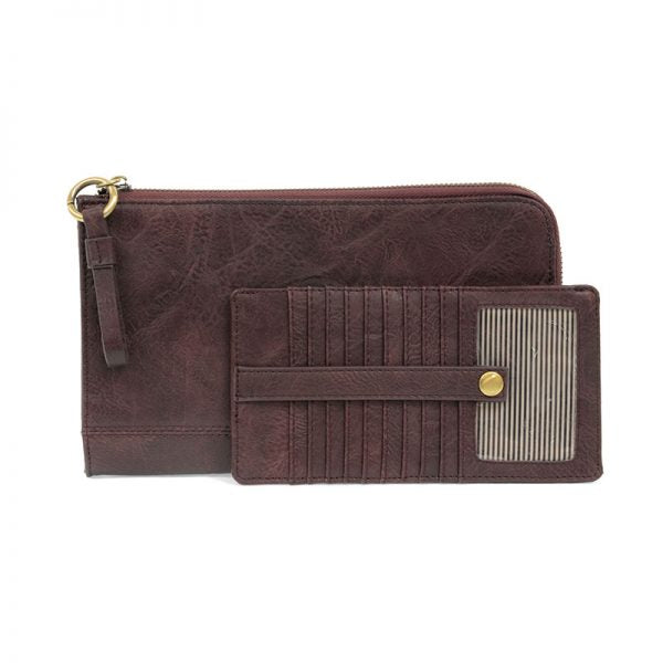 Karina Convertible Wristlet & Wallet - Aubergine