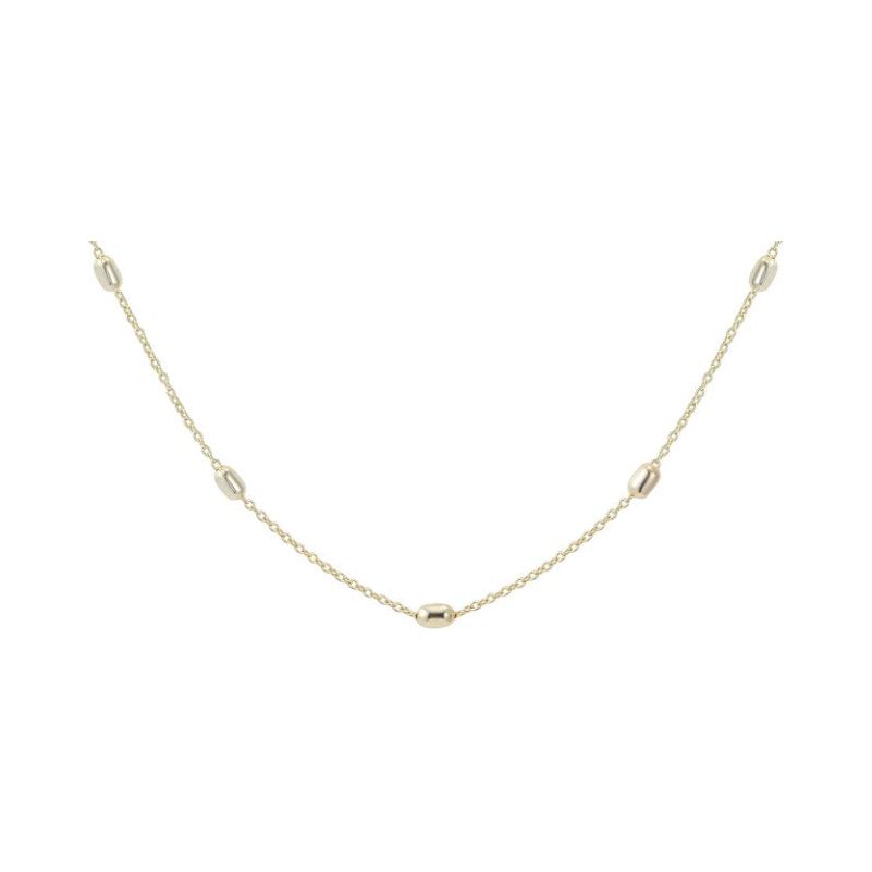 Natalie Wood Designs Everyday Beaded Layering Necklace - Gold