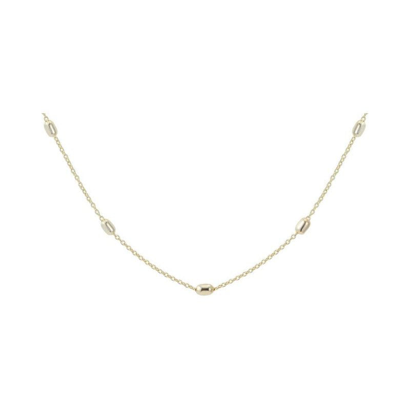 Natalie Wood Designs Everyday Beaded Layering Necklace - Gold