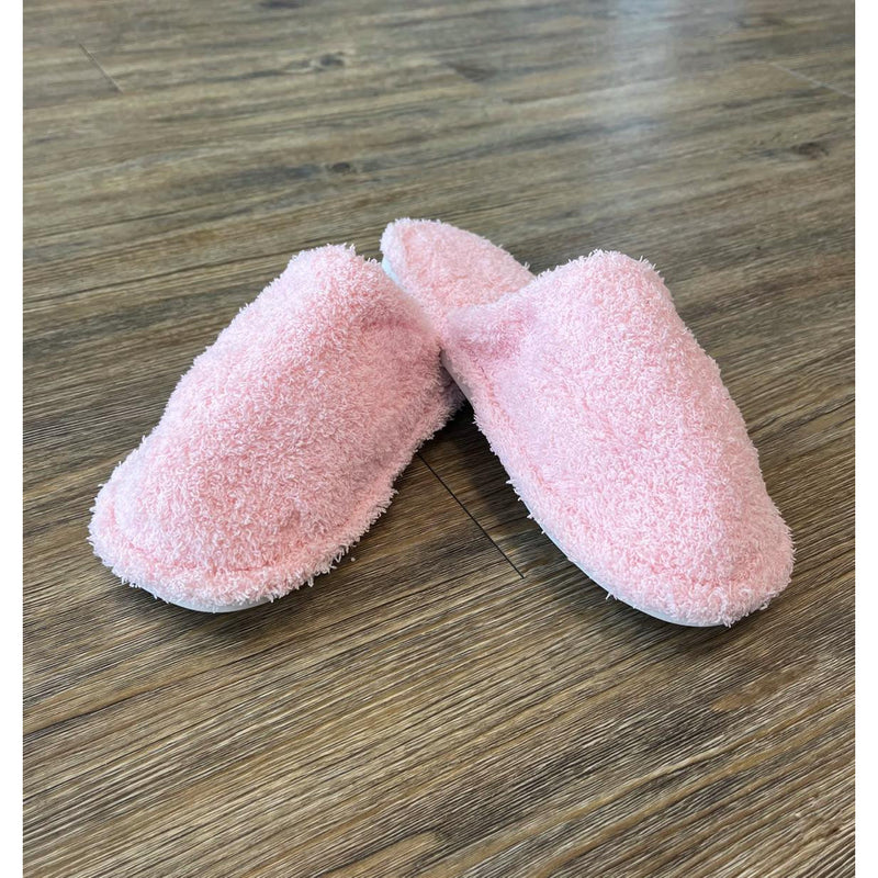 Pink Closed Toe Slippers - FINAL SALE