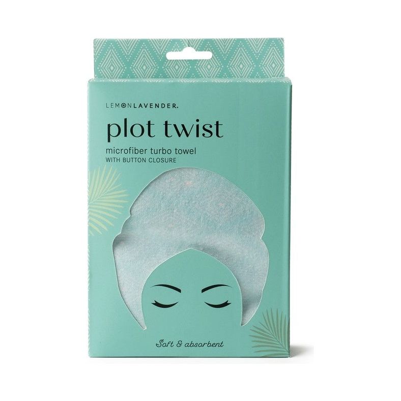 Plot Twist Microfiber Turbo Towel - Mint Green