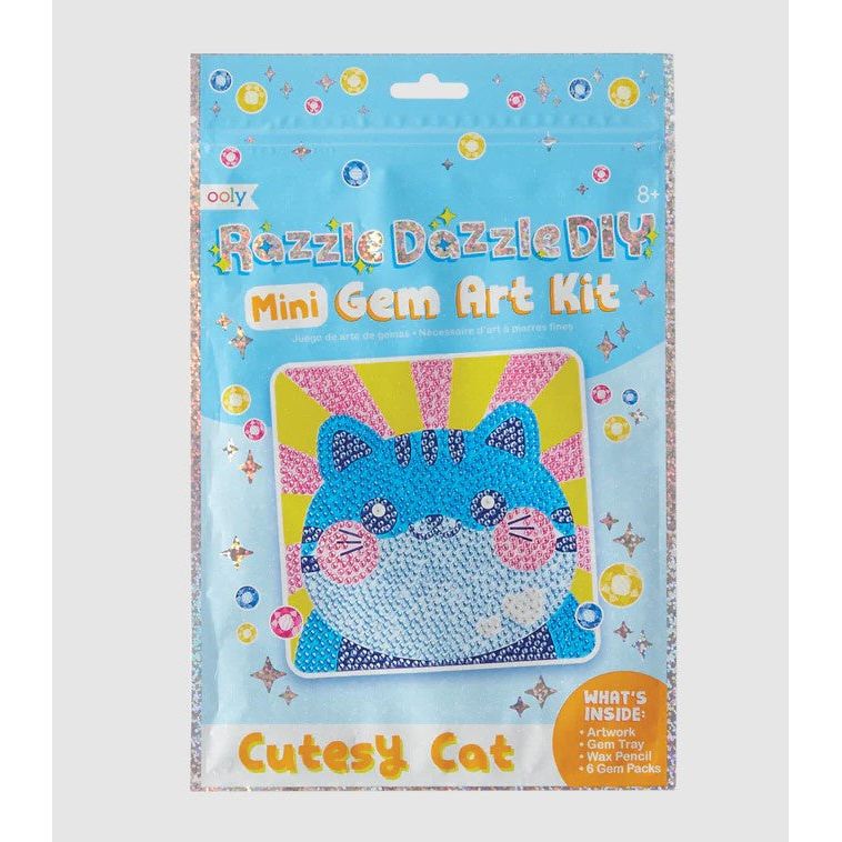 Razzle Dazzle DIY Mini Gem Art Kit - Cutesy Cat