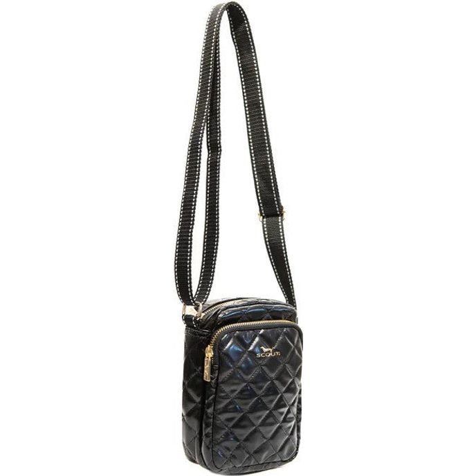 SCOUT The Micromanager Crossbody Bag - Quilted Black