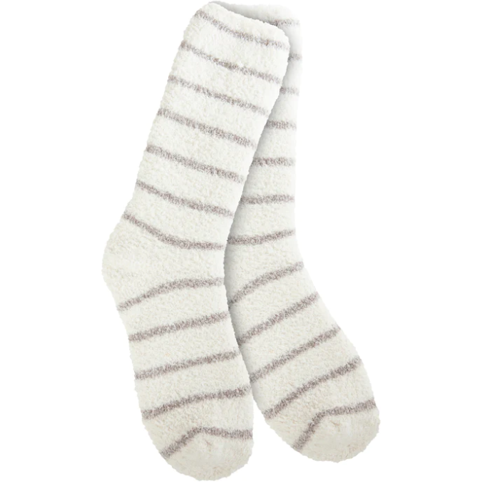 Knit Pickin' Fireside Crew - Heather Grey Stripe