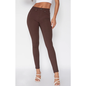 HyperStretch Mid Rise Skinny Jean - Cocoa