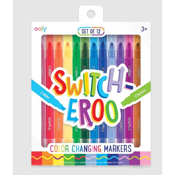 Switch-eroo! Color Changing Markers - Set of 12