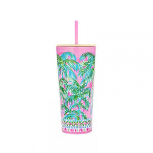 Lilly Pulitzer Tumbler with Straw (24 oz) - Suite Views