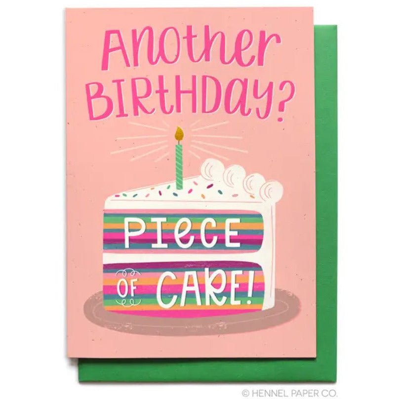Birthday Card - Piece of Cake