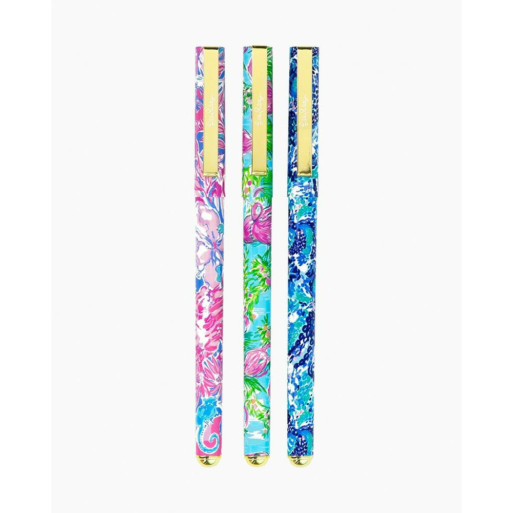 Lilly Pulitzer Colored Gel Pen Set - Assorted