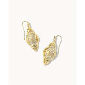 KENDRA SCOTT ABBIE DROP EARRING GOLD METAL