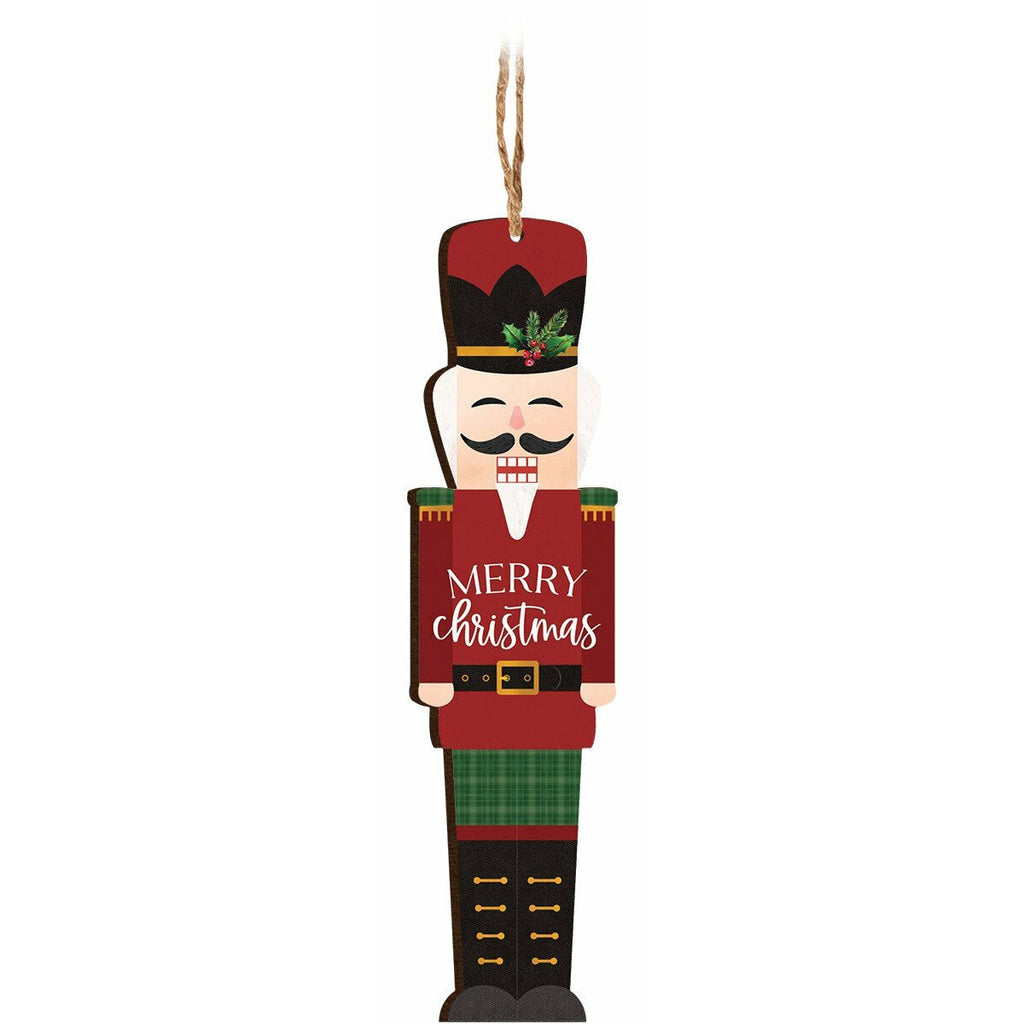 Merry Christmas Nutcracker Ornament