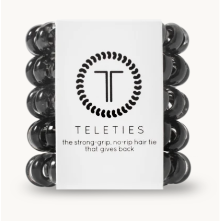 Teleties - Tiny Hair Bands - Jet Black